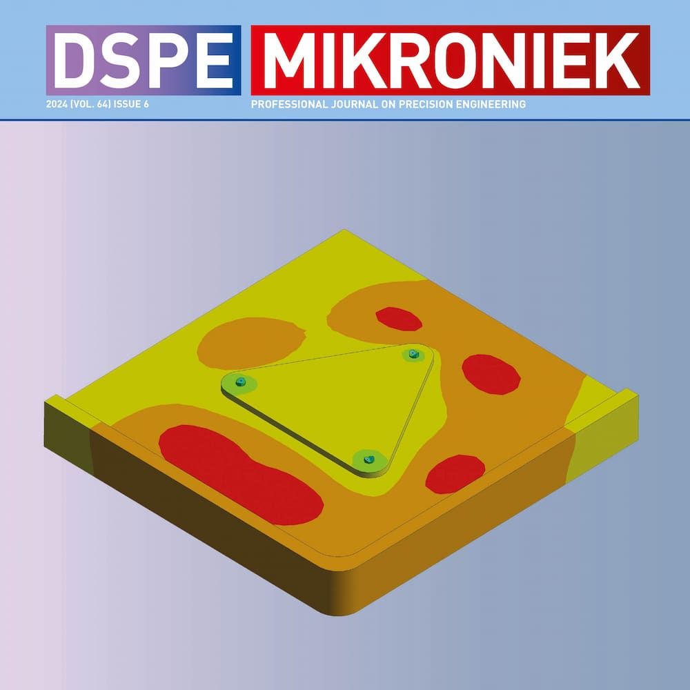 cover mikroniek 2024 6 - non-uniform temperature distribution in the short stroke of a wafer stage