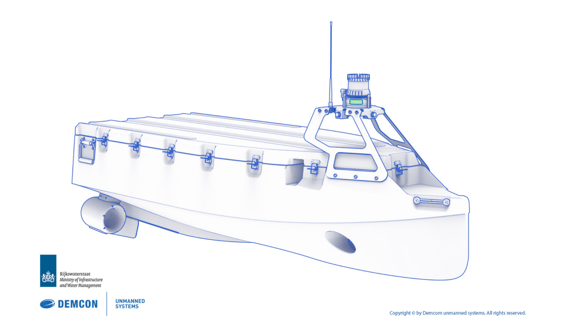 FIRST UNMANNED SURFACE VESSEL FOR RIJKSWATERSTAAT BY DEMCON UNMANNED SYSTEMS