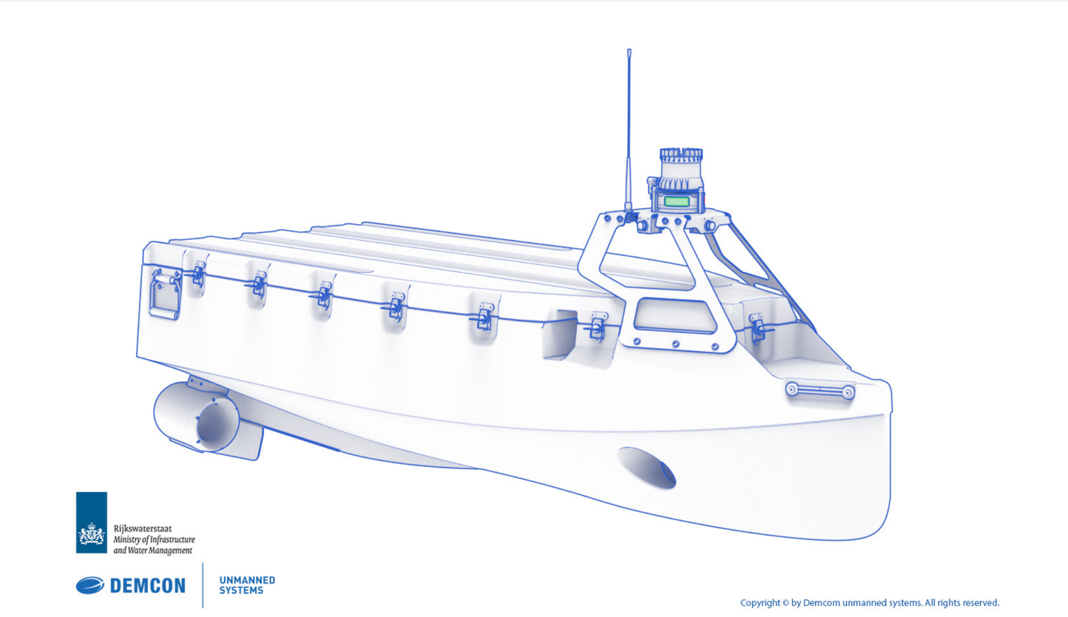 FIRST UNMANNED SURFACE VESSEL FOR RIJKSWATERSTAAT BY DEMCON UNMANNED SYSTEMS